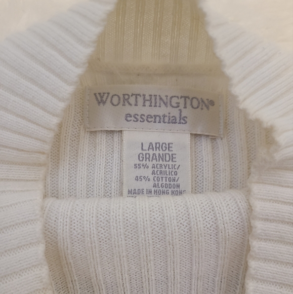 Worthington Essentials Mock Neck Sweater - Picture 2 of 2